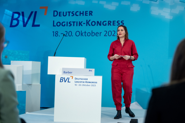 Deutscher Logistik-Kongress Vortrag Alex Barber von Frontline Sidekicks